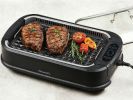 PowerXL Smokeless Grill Family Size- with Tempered Glass Lid with Interchangeable Grill and Griddle Plate and Turbo Speed Smoke Extractor Technology 2