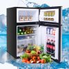 ZOKOP US BCD-90 AC115V/60Hz 90L/3.2CU.FT Household Refrigerator Double Doors RT