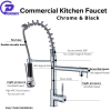 Kitchen Faucet Swivel Single Handle Sink Pull down Sprayer Mixer Tap