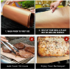 5pc Copper Grill Mats Baking Non Stick BBQ Mat Pad Bake Cooking Oven Sheet Liner XH