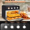 Geek Chef  Air Fryer Oven , Countertop Toaster Oven,3-Rack Levels, 4 mechinical knobs,Black housing with single glass door(24 QT 1700W)don't slod amaz