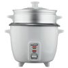 Brentwood 8 Cup Rice Cooker with Steamer in White (TS-180S)