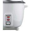 Brentwood 5 Cup Rice Cooker with Steamer in White TS-600S