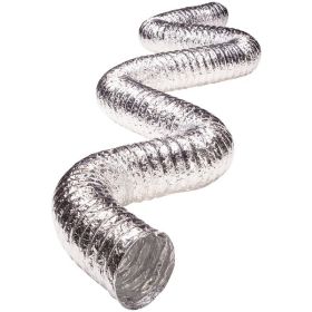 Deflecto F0425 Supurr-Flex 5-Ply 4-Inch Aluminum Flex Duct (25 Feet; Retail "Lite" Box)