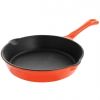 MegaChef Enameled Round 8 Inch PreSeasoned Cast Iron Frying Pan