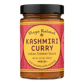 Maya Kaimal Indian Simmer Sauce Kashmiri Curry - Case of 6 - 12.5 oz. (SKU: 604504)