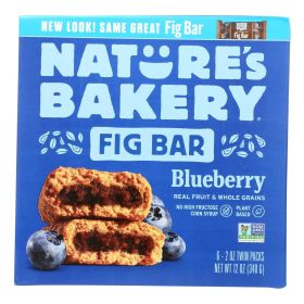 Nature's Bakery Stone Ground Whole Wheat Fig Bar - Blueberry - Case of 6 - 2 oz. (SKU: 2135960)