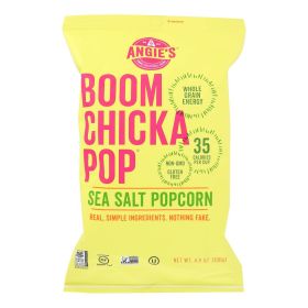 Angie's Kettle Corn Boom Chicka Pop Sea Salt Popcorn - Case of 12 - 4.8 oz. (SKU: 1585157)