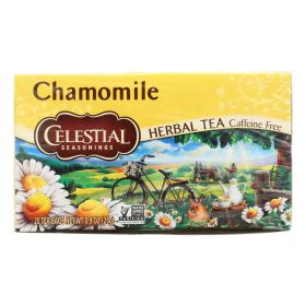 Celestial Seasonings Herbal Tea - Chamomile - Caffeine Free - Case of 6 - 20 Bags (SKU: 629352)