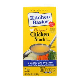 Kitchen Basics Chicken Stock - Case of 12 - 32 Fl oz. (SKU: 483826)