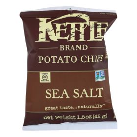 Kettle Brand Potato Chips - Sea Salt - 1.5 oz - case of 24 (SKU: 1114677)