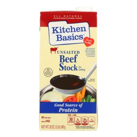 Kitchen Basics Beef Stock - Case of 12 - 32 Fl oz. (SKU: 528000)