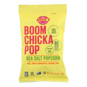 Angie's Kettle Corn Boom Chicka Pop Sea Salt Popcorn - Case of 24 - 0.6 oz. (SKU: 1208776)