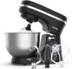 KUPPET Stand Mixer, 8-Speed Tilt-Head Electric Food Stand Mixer with Dough Hook, Wire Whip & Beater, Pouring Shield, 4.7QT Stainless Steel Bowl RT