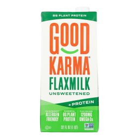 Good Karma Flax Milk - Protein - Vanilla - Case of 6 - 32 fl oz (SKU: 2204592)