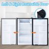 Compact refrigerator with freezer, 3.2 Cu.ft Mini Fridge with Reversible Door, 5 Settings Temperature Adjustable for Kitchen, Bedroom, Dorm, Apartment