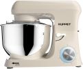 Stand Mixer, KUPPET Stainless Steel Mixer 6.5-QT, kitchen Mixer 6-Speeds Tilt-Head Food Mixer with Dough Hook, Wire Whip & Flat Beater, Splash Guard f