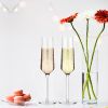 Champagne Flutes Glass Set of 2,KOIOS Hand Blown Champagne Glasses Toasting Crystal Flutes Goblet,Champagne Glasses Wedding Thanksgiving Party Cocktai