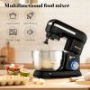 4.8 Qt 8-speed Electric Food Mixer with Dough Hook Beater