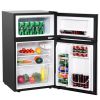 3.2 cu ft. Compact Stainless Steel Refrigerator