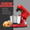 Stand Kitchen Food Mixer 5.3 Qt 6 Speed With Dough Hook Beater