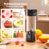 Portable Handheld USB Electric Juice Blender 6 Blades Deluxe Version by Blendrell  Perfect portable tool