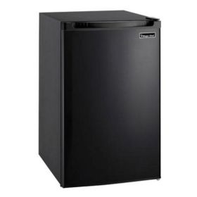 Magic Chef 4.4 cu. ft. Mini Refrigerator (Country of Manufacture: China, Material: Glass, Color: black)